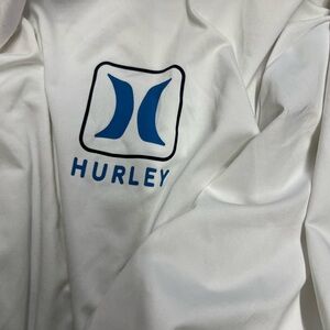 Men’s Hurley White Tee with Blue Logo no tag